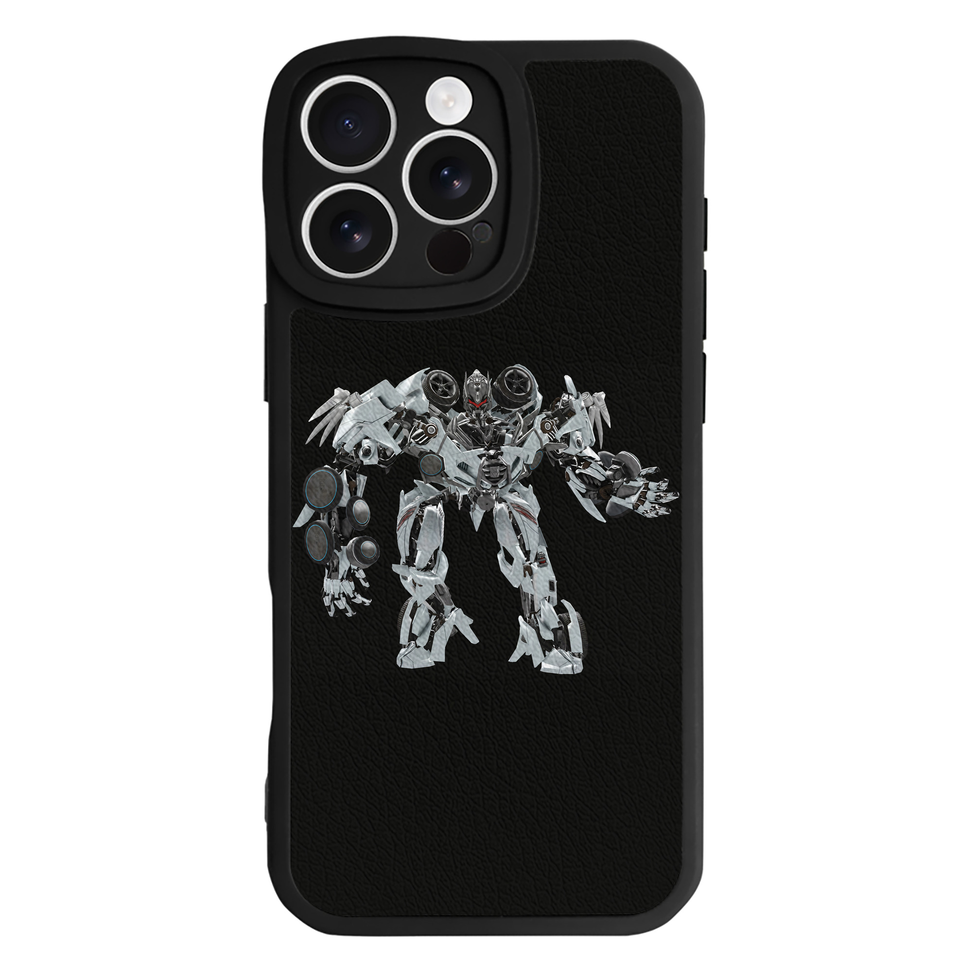 （画像用） Transformers トランスフォーマー 【iPhone 16シリーズ対応】シリコンスマホケース（レザー調） 材質：シリコン